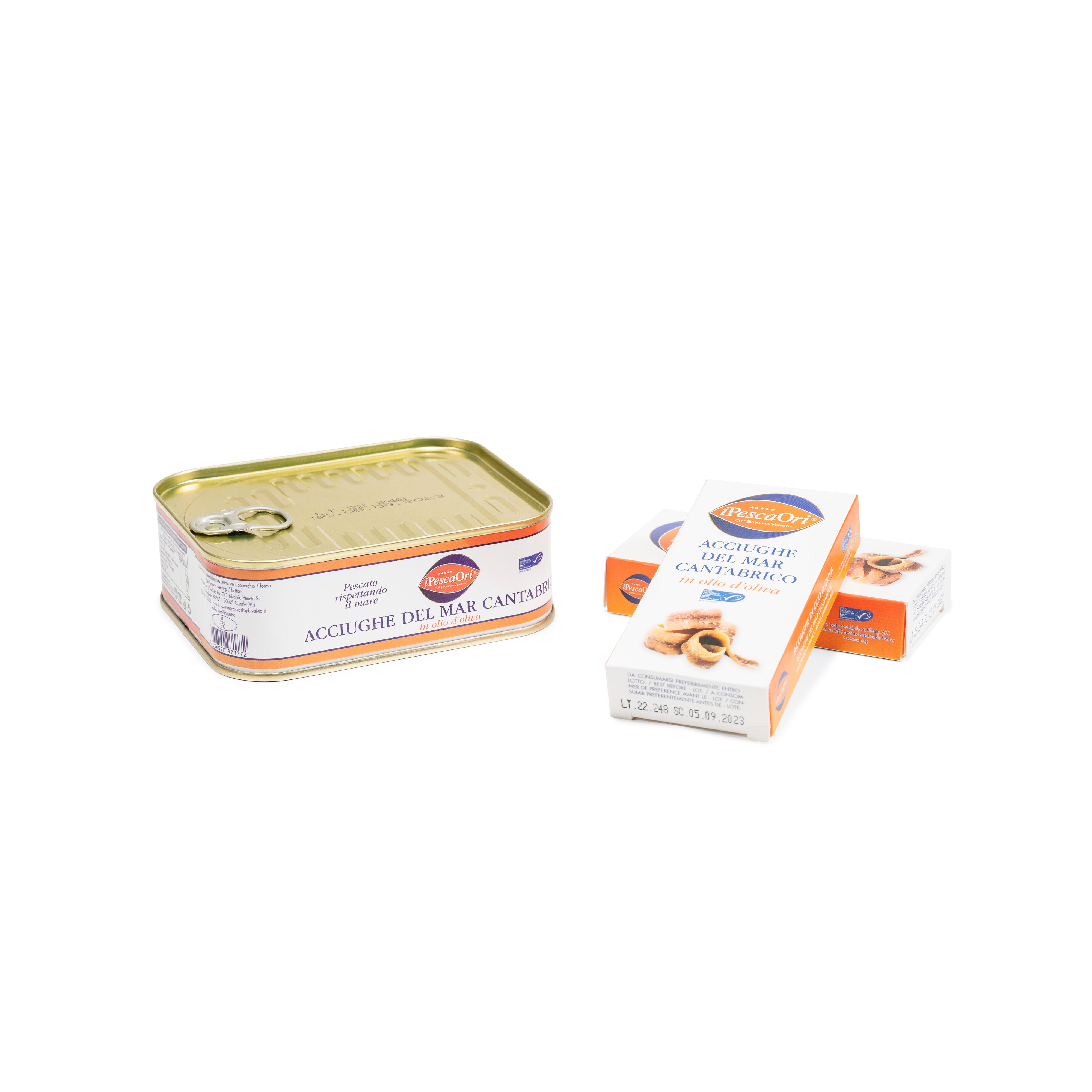 Acciughe del Cantabrico in olio d’oliva