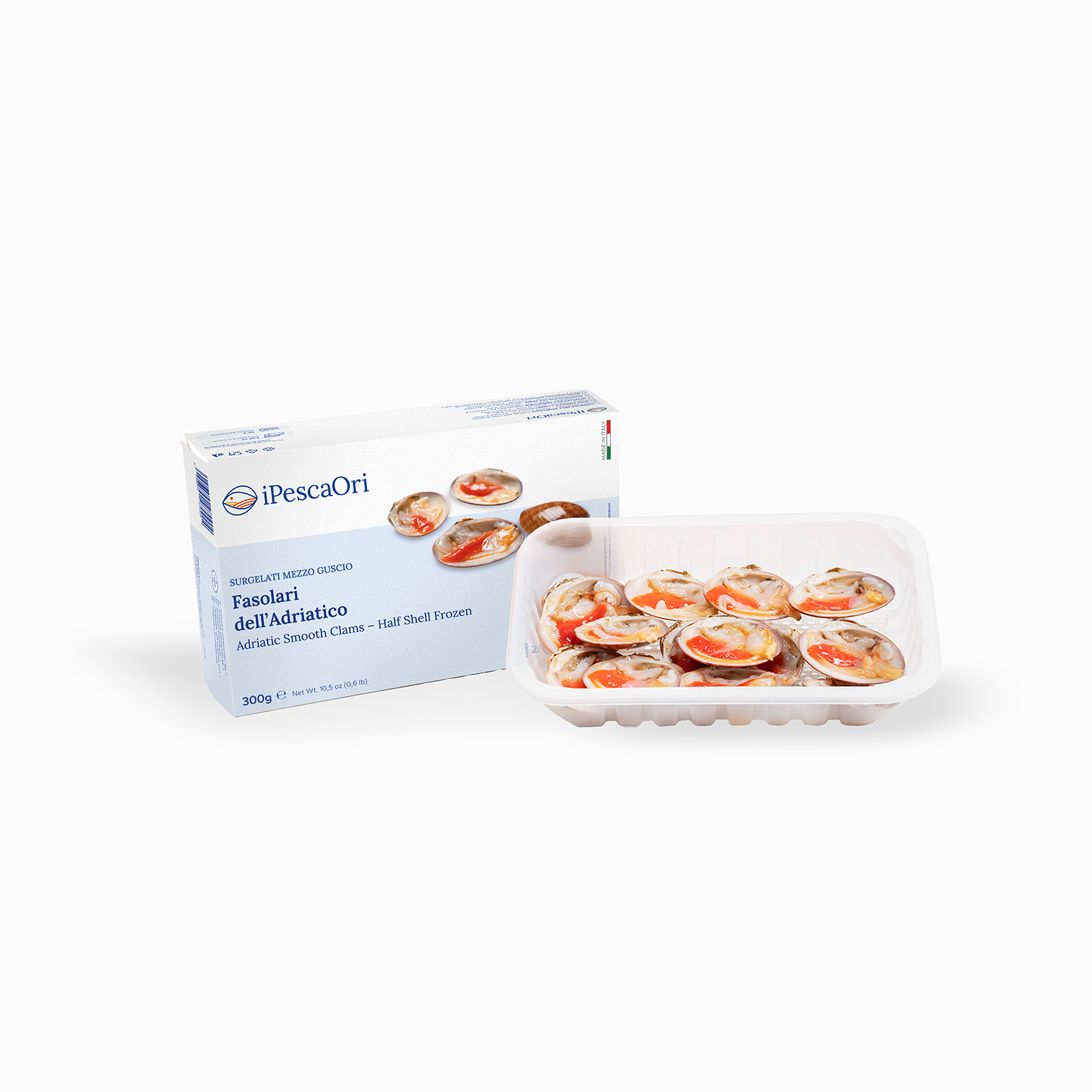 Adriatic Smooth Clams in Half-Shell