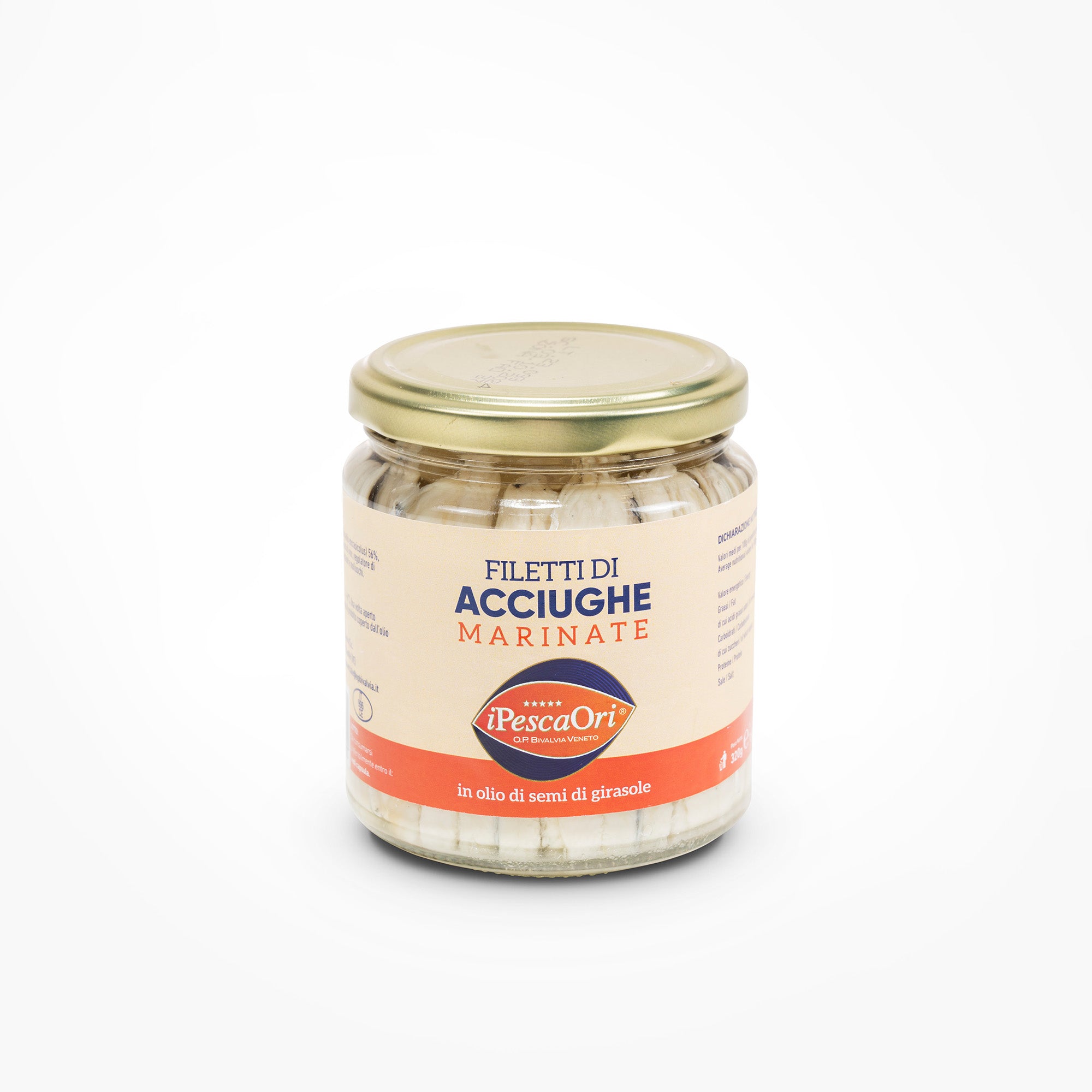Acciughe dell’Adriatico marinate in olio di girasole